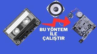 Eski Bozuk Kaset Çalarınızı  Basit Yöntemle Yeniden Çalıştırın! | Kaset Çalar Tamiri Nasıl Yapılır?