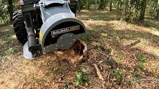 Customer In Action - 3 Point Hitch 1P14 Stump Grinder