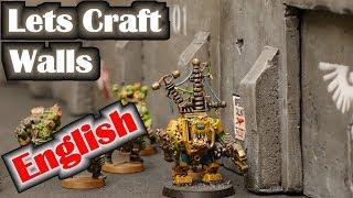 How to build and paint Fortress Walls for Warhammer 40K - English Tutorial