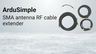 SMA antenna RF cable extender from ArduSimple. Increase distance between GNSS receiver and antenna!