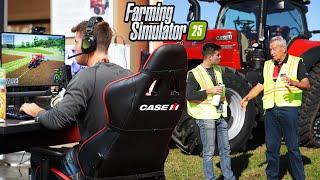 I PLAYED FARMING SIMULATOR 25 EARLY & DROVE NEW CASE IH TRACTORS!