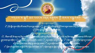 ༧དཔལ་ས་སྐྱའི་ཆབ་འབངས་བརྟན་བཞུགས་ཀྱི་གསལ་བསྒྲགས། Long Live H.H. Sakya Gongma Trichen Rinpoche 