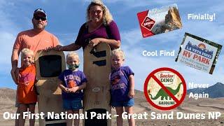 We visit out first National Park and finally get to buy our National Park Pass!!