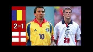 Romania 2 x1  England (Owen, Hagi, Beckham) ●World Cup 1998 Extended Goals & Highlights HD 1080