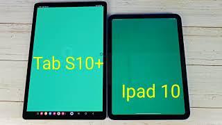 iPad 10 Vs Samsung Tab S10+ Speed Test Comparison