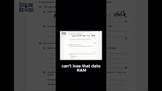 OCR Computer Science Paper 1 2022 RAM vs ROM Walkthrough