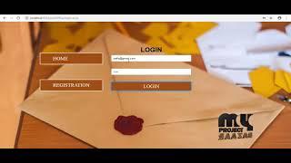 Application-Post office Management System-MyProjectBazaar