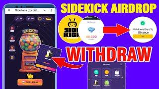 Sidekick Claim Airdrop And Withdraw | Sidekicks fan Airdrop Redeem | Sidefans By Sidekick Airdrop