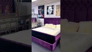 Purple bed | Modern bed design #modernbeddesign #modernfurniture #furniture