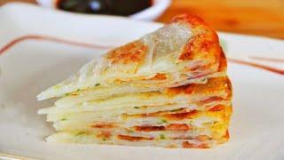 蔥油餅的家庭做法～酥脆可口～老少都愛！【美食天堂】家常料理食譜 一學就會