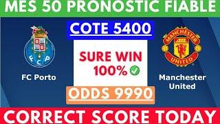 PRONOSTIC FOOT:MES PRONOSTIC FOOTBALL AUJOURD'HUI (football prediction ) CORRECT SCORE|SCORE EXACT