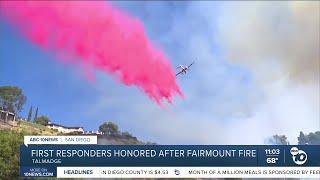 First responders honored after Fairmount Fire