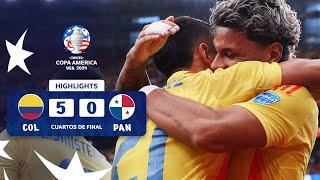 COLOMBIA 5-0 PANAMÁ | HIGHLIGHTS | CONMEBOL COPA AMÉRICA USA 2024™