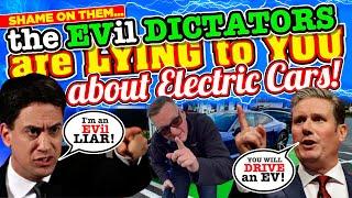 what the EVil DICTATORS in GOVERNMENT are NOT TELLING YOU about ELECTRIC CARS! SHAME on THEM!!