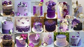 Purple Cake/Birthday Cake/Beautiful Purple Cake Designs 2024/Purple Cake Design/Anniversary Cake