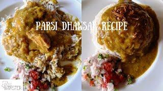 Parsi Dhansak Recipe | How To Make Parsi Style Mutton Dhansak | Parsi Vegetarian Dhansak |