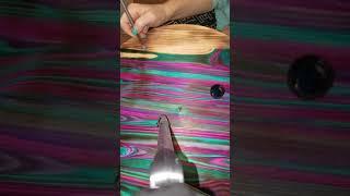 Using Folkart Ultra Dye to stain a board