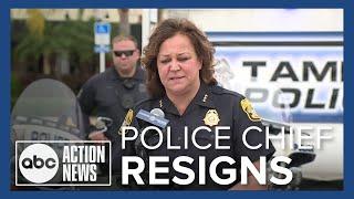 Tampa Police chief quits after flashing badge during traffic stop