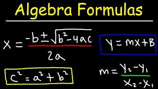 Algebra Formulas