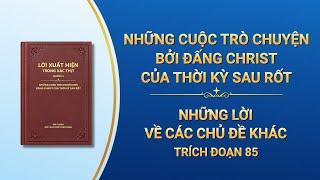 Lời Đức Chúa Trời | Những lời về các chủ đề khác (Trích đoạn 85)