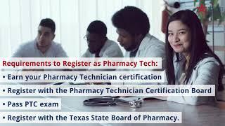 How To Register As A Pharmacy Technician In Texas