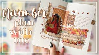 NOVEMBER 2024 PLAN WITH ME | Autumn & indoor hobbies bullet journal theme