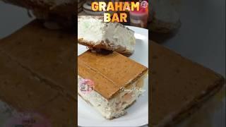 4 Flavors Graham Bars Recipe | No-Bake Dessert for Every Taste #food #EasyDessertRecipe#delicious