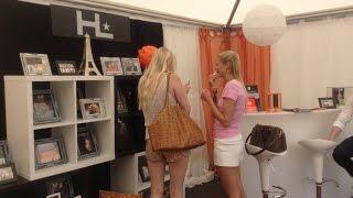 Sandy (Sandytereza) & Darya 2015 #GNTM Booth Henri Leconte, MercedesCup