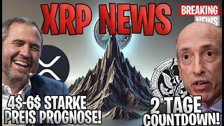 ️ XRP Ripple NEWS ️ 2-Tage Countdown $4-$6 Prognose steht 4000 Banken setzen auf XRP Deutsch