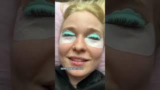 Wieso brennt es ? Lashlifting bei einer Freundin #wimpernlifting #viral #shorts #fail