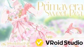 【VRoid】The Making of Primavera SweetPea Dress Set