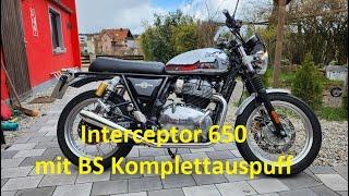 Royal Enfield Interceptor 650 mir BS Komplettanlage