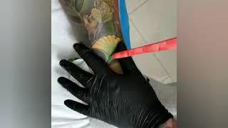 Tattoo by hands (Tebori, Hand tapping)