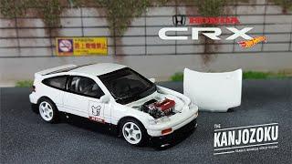 Honda CRX Kanjozoku Hotwheels Custom Diecast