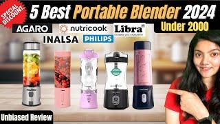 Top 5 Best Portable Blender In India 2024 | Best Portable Blender Under 1000 | 2000