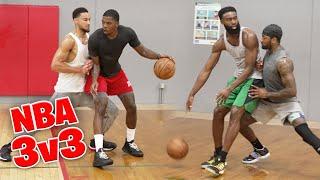 NBA All Stars Ben Simmons, Jaylen Brown, John Wall, and Joe Johnson GO OFF in 3v3