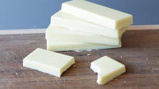 How to Make White Chocolate | Homemade White Chocolate Recipe 3 Ingredients