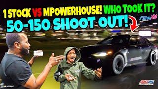 1 Stock vs Mpowerhouse! 50-150 Shoot Out! Who Took it? B58 vs S58!