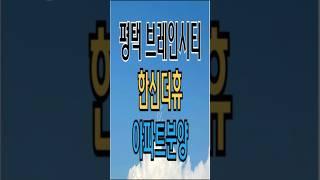 브레인시티 아주대병원 바로옆 한신더휴 분양가오픈 모델하우스 오픈