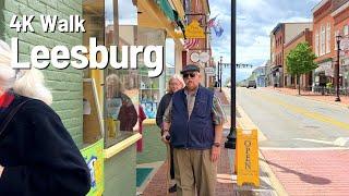 Leesburg Virginia Walk  April 4K 2024