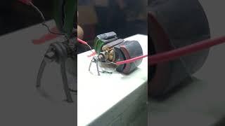 electrical energy converted into mechanical movement  #tech #project #dc #science #motor