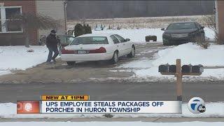 UPS Worker steals packages in Huron Township