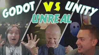 3 Devs Race To Make A Horror Level - Godot vs Unity vs Unreal | GameDev Battles