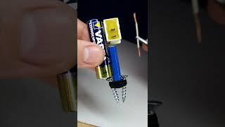 IT'S VERY EASY  HOMEMADE SPOT WELDING FROM A SCREW 