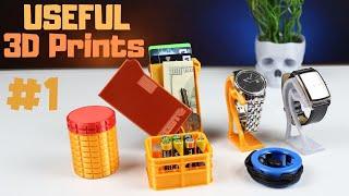 USEFUL 3D Prints | 7 Functional 3D Printed Ideas #1