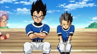 Cabba and Vegeta sitting together