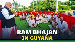 Ram Bhajan in Guyana during PM Modi's visit