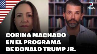 María Corina Machado y Donald Trump Jr. discuten crisis venezolana - DNews