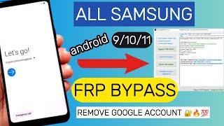 BYPASS FRP on All Samsung Android 9/10/11 Devices FAST Google account Unlock 