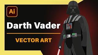 Making Darth Vader in Illustrator │ Vector Art